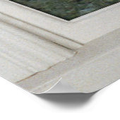 Faux-vensterillusie realistisch Uitzicht woestijn Poster (Hoek)