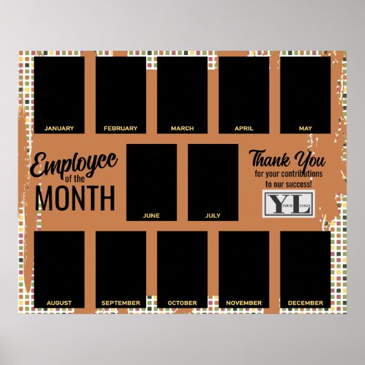 Faux verffotomedewerker van maandelijkse herkennin poster (Voorkant)