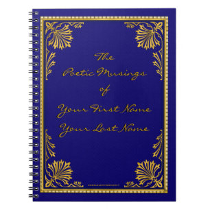 Faux verguld leer (gepersonaliseerd) notitieboek