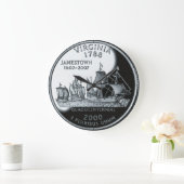 Faux Virginia State Quarter Clock Grote Klok (Huis)