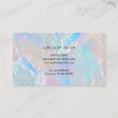 FAUX-Visitekaartje met pearlescent effect Visitekaartje (Achterkant)