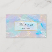 FAUX-Visitekaartje met pearlescent effect Visitekaartje (Voorkant)