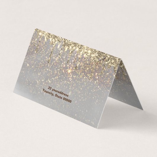 faux-vonkontwerp visitekaartje (Achterkant)