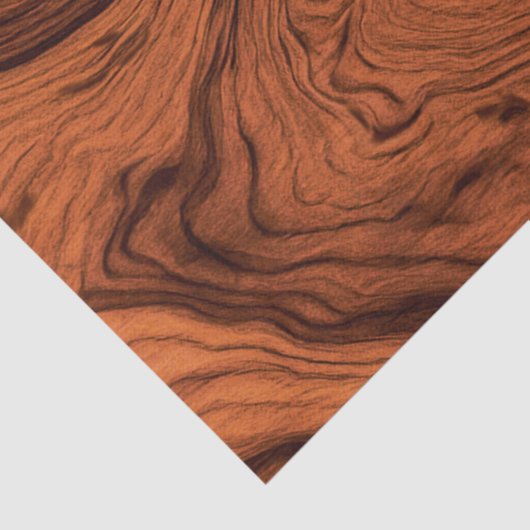 Faux Walnut Pattern Tissuepapier (Detail)