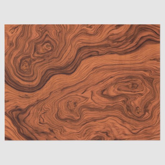 Faux Walnut Pattern Tissuepapier (Voorkant)