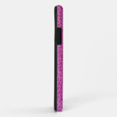 Faux warm roze leder Case-Mate iPhone case (Achterkant/rechts)