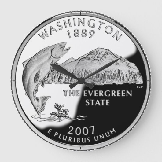 Faux Washington State Quarter Grote Klok (Voorkant)