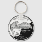 Faux Washington State Quarter Sleutelhanger (Voorkant)