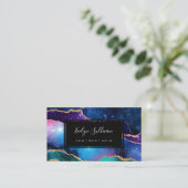 faux-waterverf-agente visitekaartje (Staand voorkant)