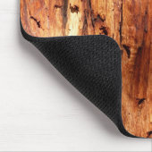 Faux Weathered Wood Siding Rustic Custom Mousepad Muismat (Hoek)
