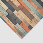 Faux Western houttegelpatroon Tissuepapier (Detail)