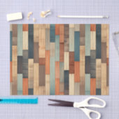 Faux Western houttegelpatroon Tissuepapier (Craft)