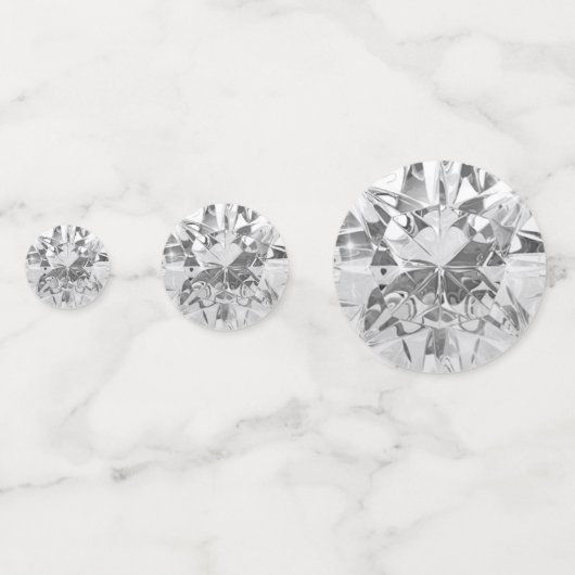 Faux White Diamond Confetti (Voorkanten)