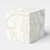 Faux White Lace Bedankdoosjes (Voorkant Zijde)