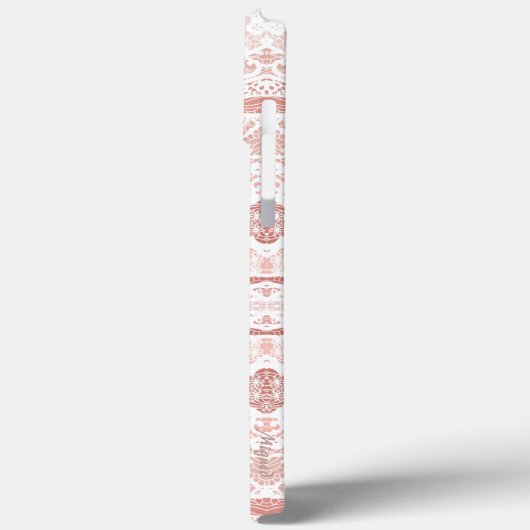 Faux White Lace Fishnet iPhone Case Gift (Achterkant / Links)