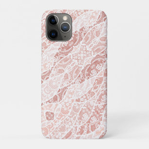 Faux White Lace Fishnet iPhone Case Uniek