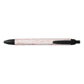 Faux White Lace Fishnet Pen met Bloemen (Achterkant)