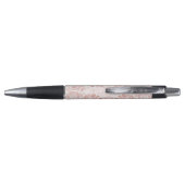 Faux White Lace Floral Fishnets - Romantic Elegant Pen (Achterkant)