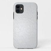 Faux White Leather iPhone 5s Case (Achterkant)