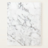 Faux White Marble Texture look-like & Custom Text Planner (Achterkant)