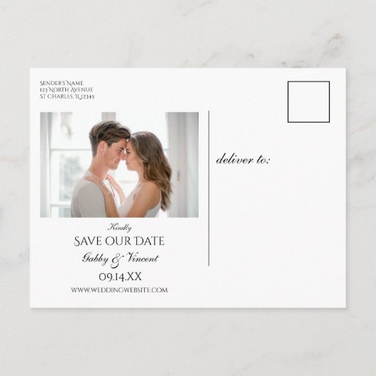 Faux White Pearl and Diamond Buttonnen Wedding Aankondigingskaart (Achterkant)