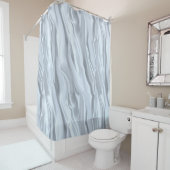 Faux White Silk Douchegordijn (In situ)