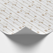 Faux White Wood Cadeaupapier (Hoek)