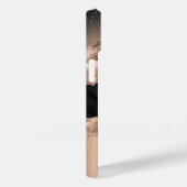 Faux wimpers zwart Roos gouden glitter Case-Mate iPhone Case (Achterkant / Rechts)