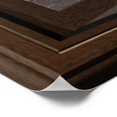 Faux Window Aquamarine Waves Ocean Scene Tranquil Poster (Hoek)