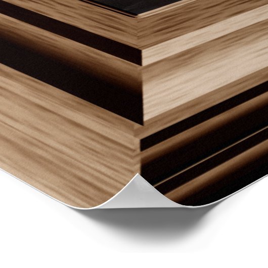 Faux Window Poster Peaceful Sunset Relaxing (Hoek)