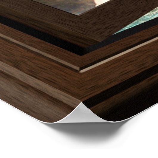 Faux Window Poster Peaceful Water Cave (Hoek)