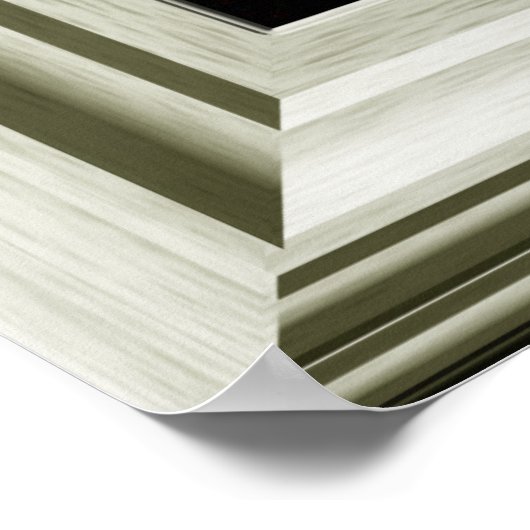 Faux Window Poster Tropical Sunset Relaxing (Hoek)