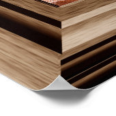 Faux Window Relaxing Uitzicht Bryce Canyon Utah Poster (Hoek)