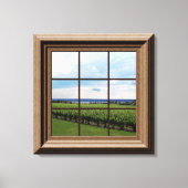 Faux Window Scene Peaceful Uitzicht Canvas Afdruk (Voorkant)