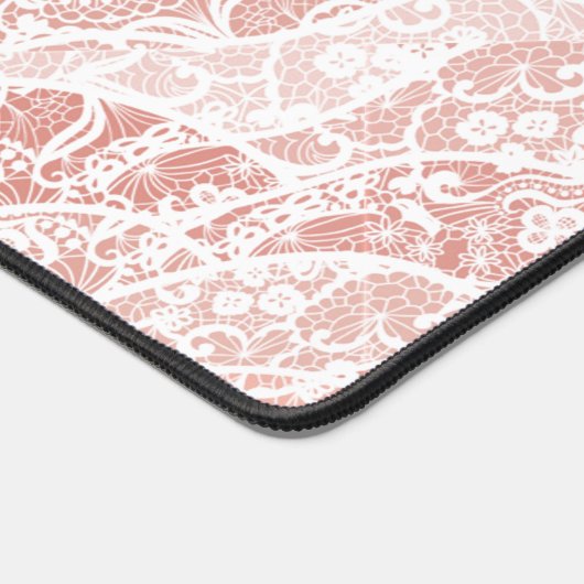 Faux wit kant visnet modern ontwerp bureaumat (Hoek)