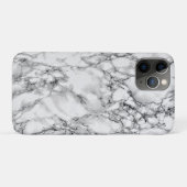 Faux wit marmeren iPhone hoesje (Achterkant (horizontaal))