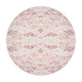 Faux witte kant visnet snijplank (Voorkant)