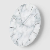 faux witte marmer grote klok (Hoek)