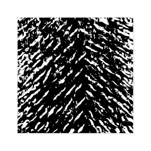 Faux Wolf Bont textuur Rubberstempel (Afrduk)