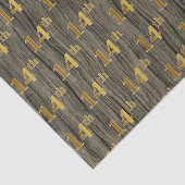 Faux Wood, Faux Gold 14e (veertiende) Evenement Tissuepapier (Detail)