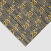 Faux Wood, Faux Gold 28ste (achtentwintigste) even Tissuepapier (Detail)