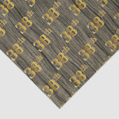 Faux Wood, Faux Gold 38ste (achtendertigste) Evene Tissuepapier (Detail)