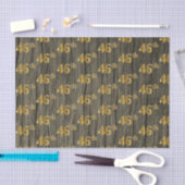 Faux Wood, Faux Gold 46th (46th) Event Tissuepapier (Craft)