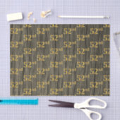 Faux Wood, Faux Gold 52e (52e) Evenement Tissuepapier (Craft)