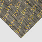 Faux Wood, Faux Gold 57e (zevenenvijftigste) Evene Tissuepapier (Detail)