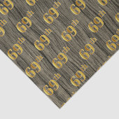 Faux Wood, Faux Gold 69ste (negenenzestig) Eveneme Tissuepapier (Detail)