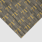 Faux Wood, Faux Gold 71e (eenenzeventigste) Evenem Tissuepapier (Detail)