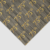 Faux Wood, Faux Gold 75ste (vijfentwintigste) Even Tissuepapier (Detail)
