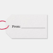 Faux Wood, Faux Gold 81st Birthday + Eigen naam Cadeaulabel (Achterkant Horizontaal)