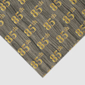 Faux Wood, Faux Gold 85ste (vijfentachtig) eveneme Tissuepapier (Detail)